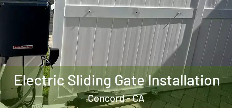  Electric Sliding Gate Installation Concord - CA
